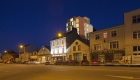 Cork Docklands Apartment Development at Night